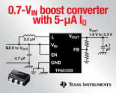 DC/DC-конвертер TPS61220 от Texas Instruments 