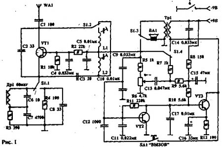Радиостанция Марушкевича на трех транзисторах